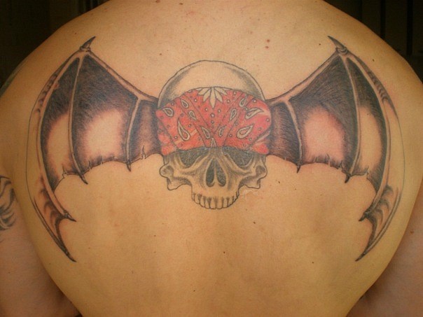 Для хлопців череп на спині, фото - Тату майстер TimaTattoo