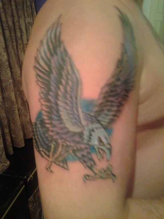 Птица орел, фото - Тату мастер TimaTattoo