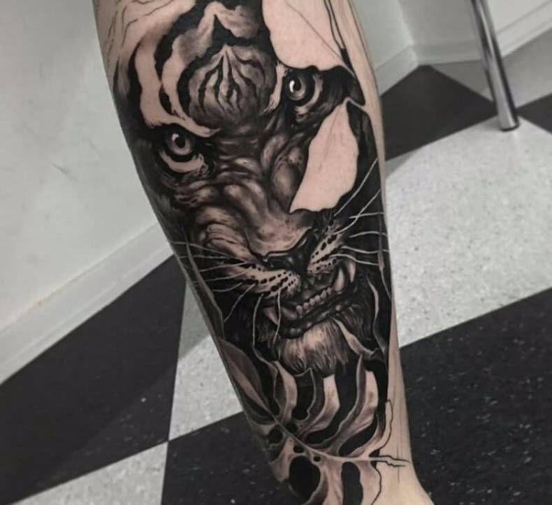 Для хлопців на передпліччі реалізм, фото - Тату майстер TimaTattoo