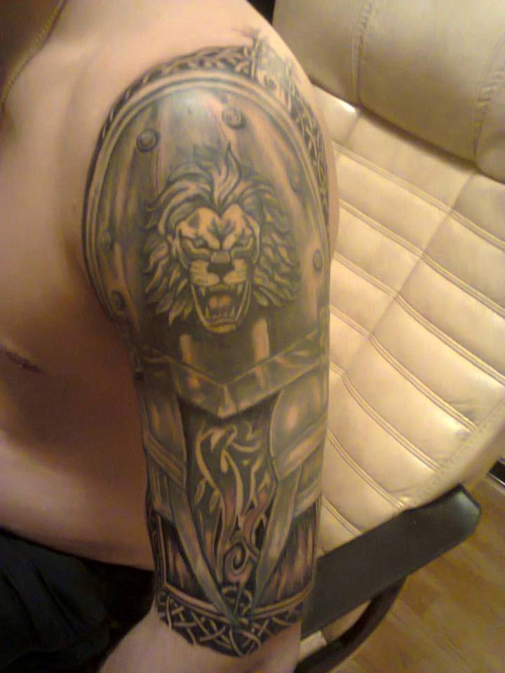 Лев, фото - Тату мастер TimaTattoo