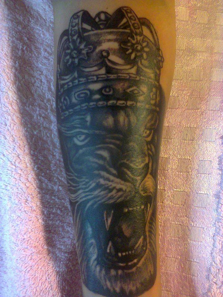 Лев, фото - Тату мастер TimaTattoo