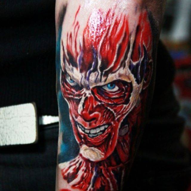 Для хлопців на руці кольорові, фото - Тату майстер TimaTattoo