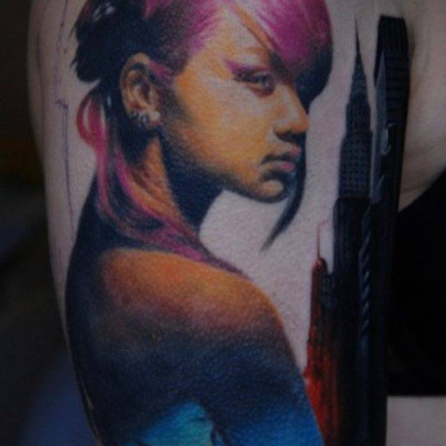 Для дівчат на руці кольорові, фото - Тату майстер TimaTattoo