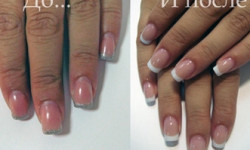 Коррекция наращенных ногтей Майстер манікюру Татьяна Київ