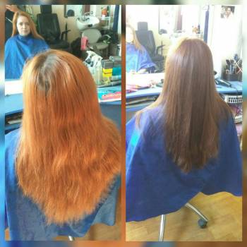 Окрашивание волос