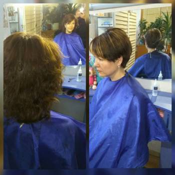 Стрижка волос и окрашивание