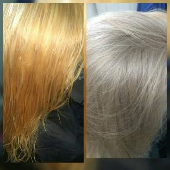 Стрижка волос и окрашивание