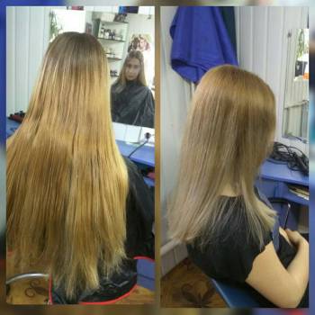 Стрижка и окрашивание волос