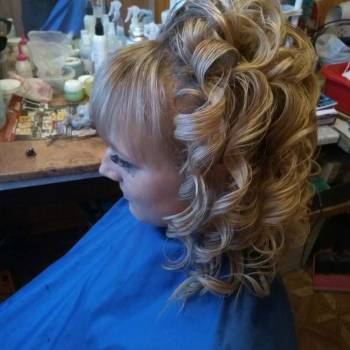 Вечерняя прическа