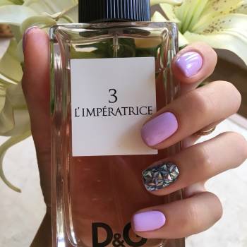 обрізний манікюр, дизайн чешуя дракона