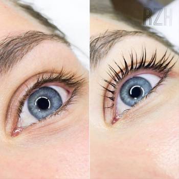 На таких ресницам можно летать после ламинирования!