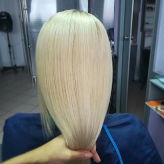 Женская стрижка блонд холодный, фото - Парикмахер-колорист Лиана