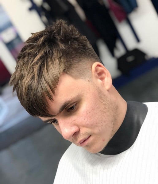Чоловіча стрижка кроп на коротке волосся, фото - Барбершоп FJ-A barber co.