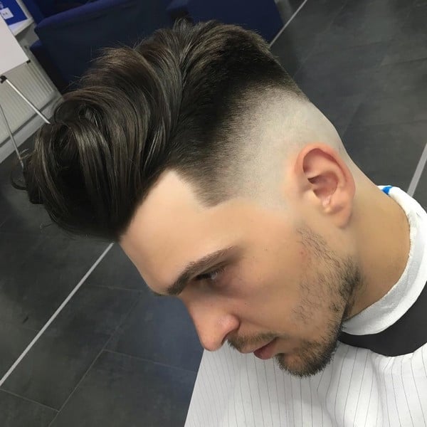Мужская стрижка фейд андеркат, фото - Барбершоп FJ-A barber co.