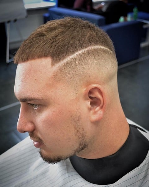 Мужская стрижка кроп на короткие волосы, фото - Барбершоп FJ-A barber co.