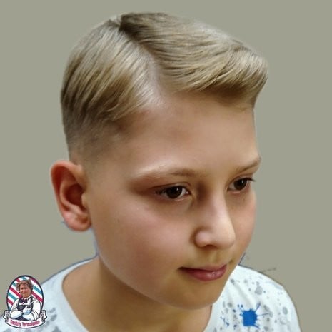 Стрижка на короткие волосы для мальчика фейд, фото - Мужской парикмахер Дмитрий Ермоленко