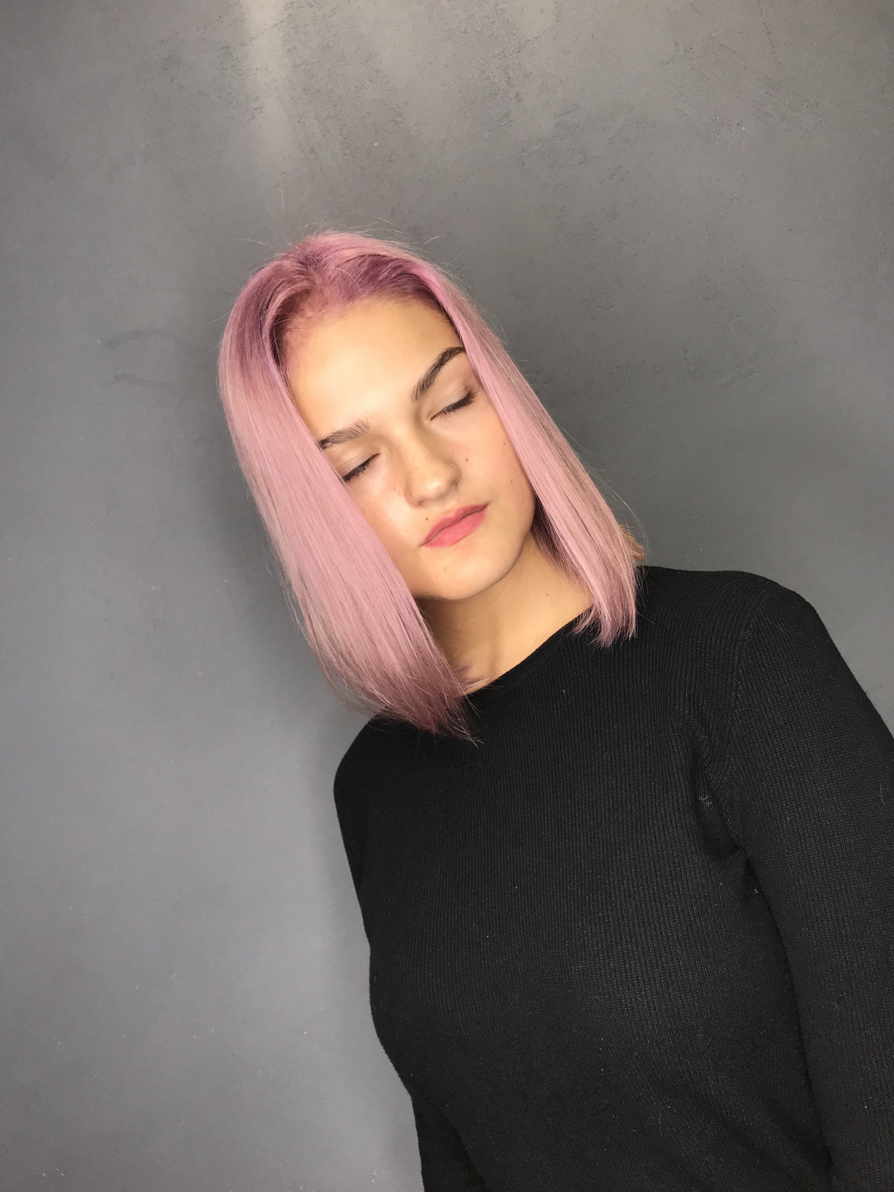 Рожевий блонд, фото - Парикмахер-колорист Дарья Андриянова