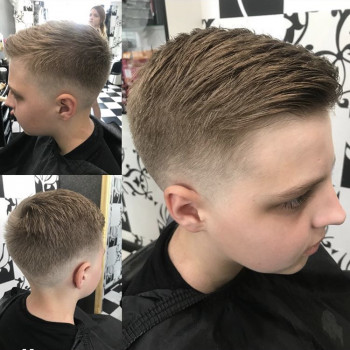 Мужская стрижка для мальчика барбершоп, фото - Салон красоты He&She beauty salon