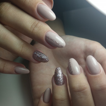 Маникюр комбинированный + выравнивание + покрытие и дизайн