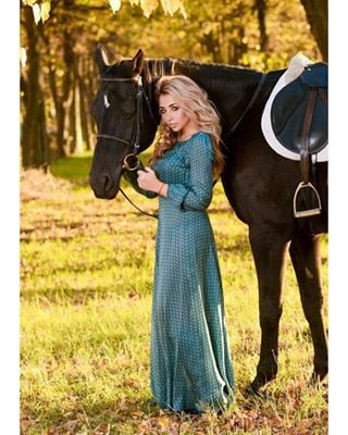 Осіння фотосесія на природі з конем, фото - Візажист Алена Келди