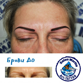 Перманентный макияж (татуаж) - брови, стрелки, губы
                    Тату салон Арт тату салон Marlin Запорожье