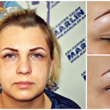 Перманентный макияж (татуаж) - брови, стрелки, губы
                    Тату салон Арт тату салон Marlin Запорожье