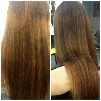 Кератиновое выравнивание (кератинирование) волос
                    Парикмахер-стилист Карина Запорожье