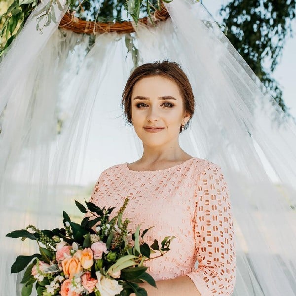 Фотосесія на природі ніжна у сукні, фото - Візажист Мария Юрченко