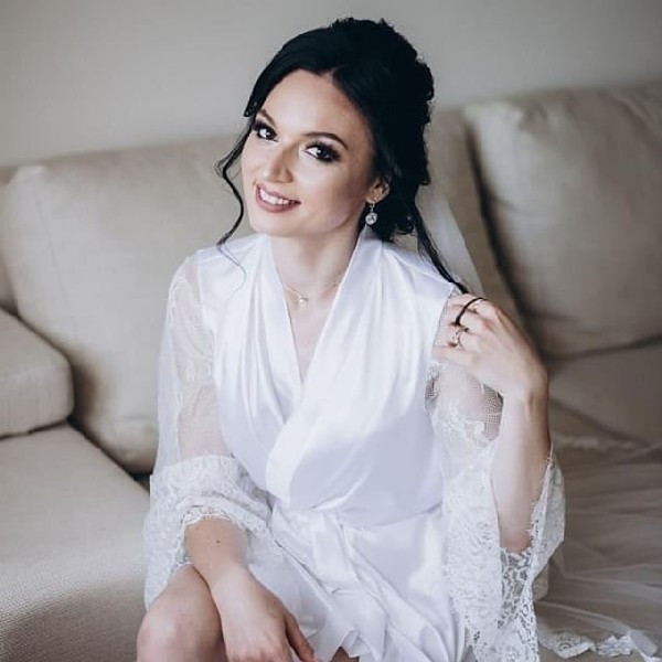 Фотосесія вдома ніжна у халаті, фото - Візажист Анна Даценко