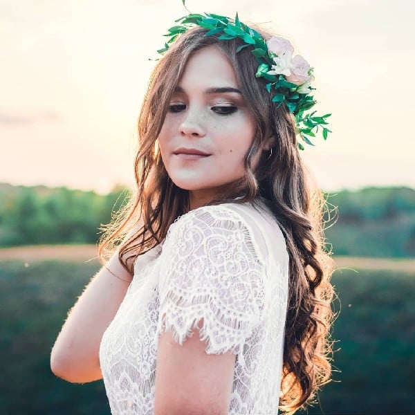 Фотосесія на природі заході сонця жіночна, фото - Візажист Алена
