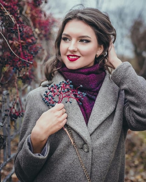Осіння фотосесія на природі портретна, фото - Візажист Алена