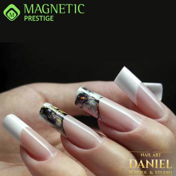 Моделирование ногтей - выкладной френч (акрил)