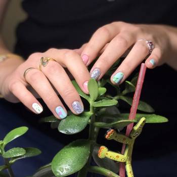 Маникюр комбинированный
Покрытие гель лак
Дизайн