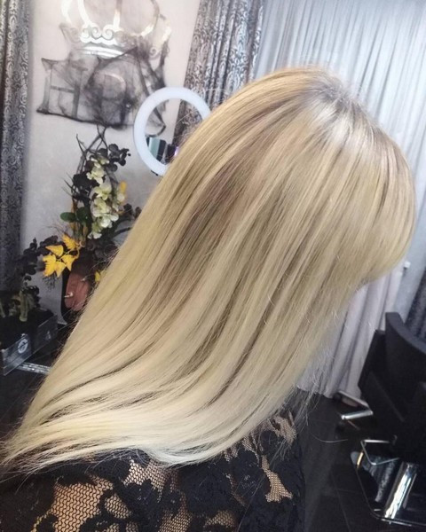 Стрижка на длинные волосы женская сложное окрашивание, фото -  Helena Beauty Club