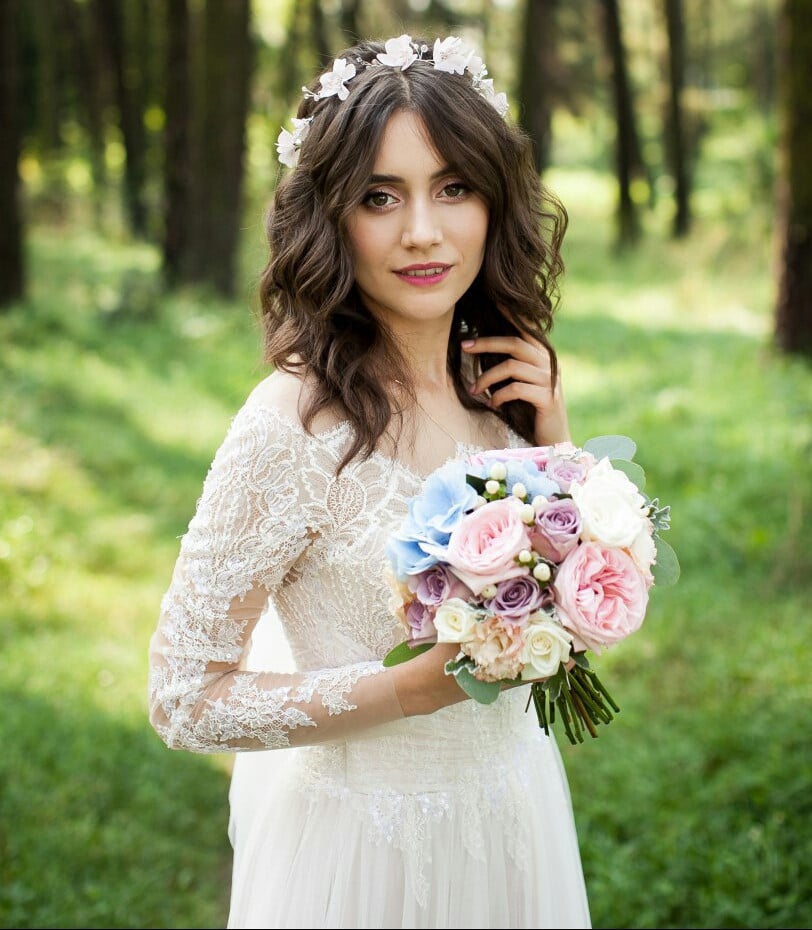 Фотосесія на природі весільна у лісі, фото - Візажист Екатерина Бочарова