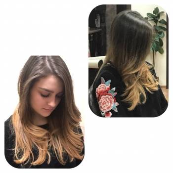 Женская стрижка укладка волос оформление бровей, фото - Салон красоты САТi