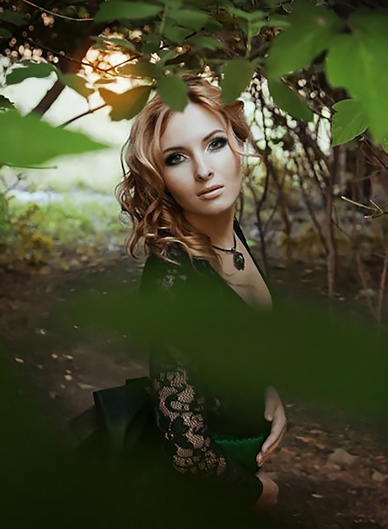 Фотосесія на природі у лісі заході сонця, фото - Візажист Мария Храмова