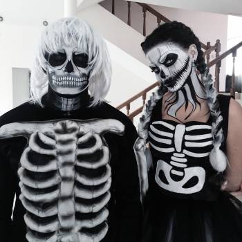 Образ хеловін обличчя+шия 1500 грн, фото - Визажист Вікторія Ващук