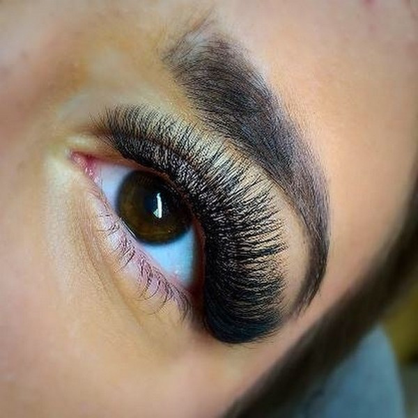 Нарощування вій нарощення мокрий ефект 3д, фото -  Lash BAR