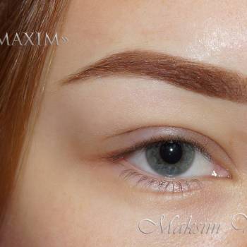 Татуаж бровей. Мастер Максим Василенко.