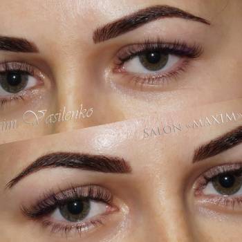 Татуаж бровей. Мастер Максим Василенко.