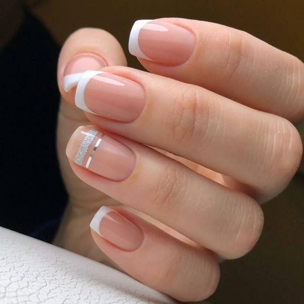 Класичний манікюр нюдовий французький, фото - Нігтьова студія Nail Harmony Ukraine