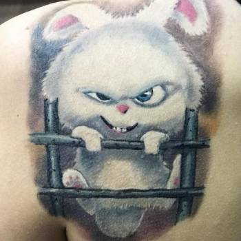 Тату кролик, фото - Тату майстер Максим Любченко