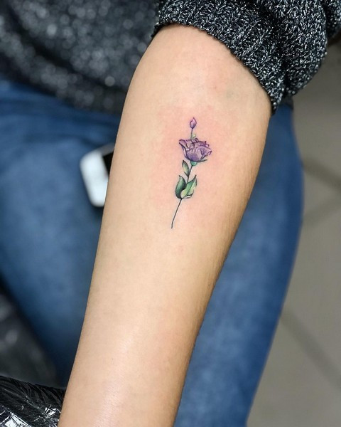 Женские на предплечье цветные, фото - Тату мастер Black Art Tattoo