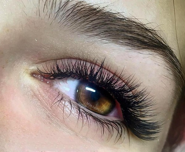 Наращивание ресниц лисичка 3д, фото -  Lashclub