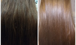 Кератиновое выпрямление волос Салон красоты Marafet by Marina Yshko Харьков