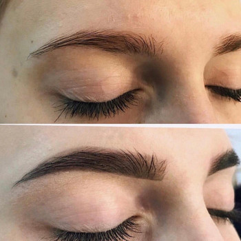 Татуаж брів оформлення нарощеннявій, фото -  Идем покажу