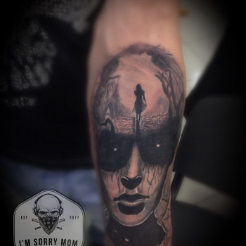 Тату мужские на руке реализм, фото - Тату салон I`m Sorry Mom