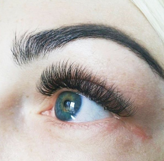 Нарощування вій нарощення 2д лисичка, фото -  Shilova nails
