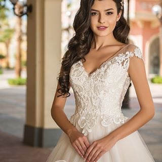 Весільна фотосесія стильна у сукні, фото - Візажист Алина Зайдел